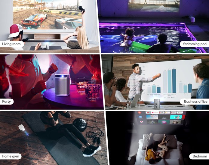 Image 2 : Xgimi MoGo Pro : le vidéoprojecteur nomade 1080p à 300 €