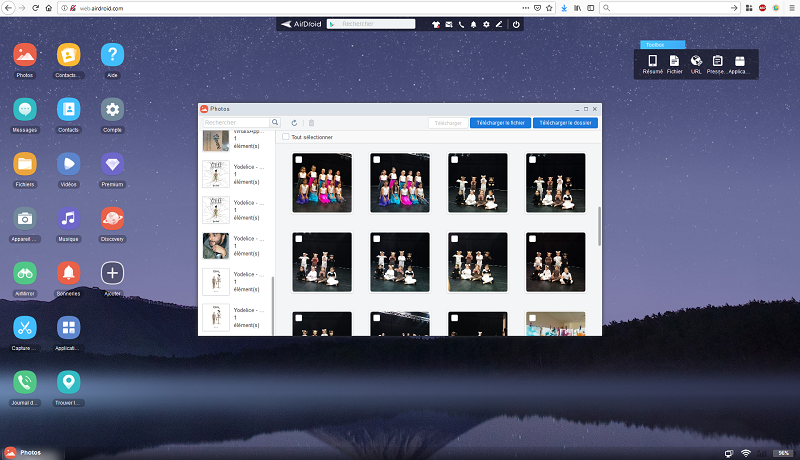 acces photos smartphone pc mac