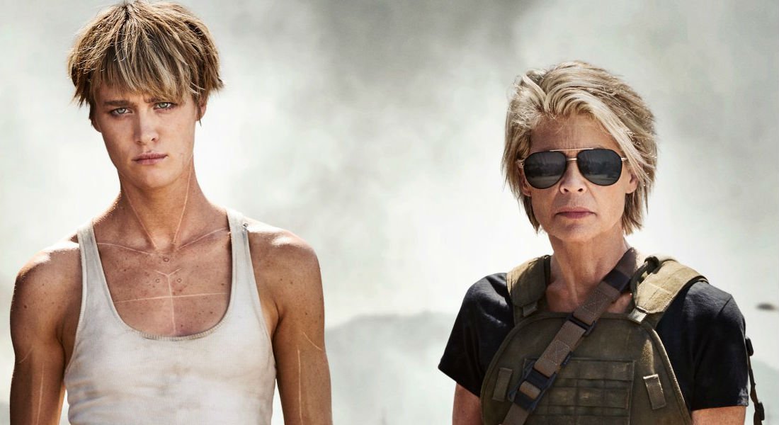 Image 1 : Sarah Connor démolit gentiment les trois derniers Terminator