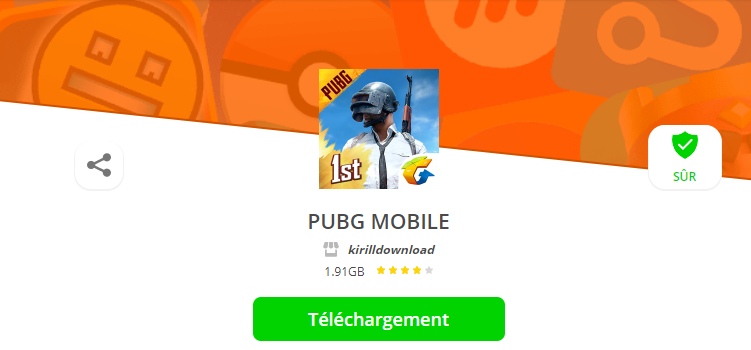 page application telechargement aptoide