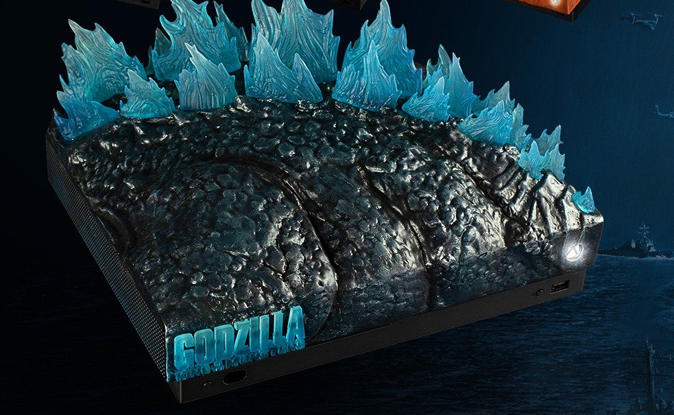 Image 1 : Microsoft offre des Xbox One inspirées de Godzilla