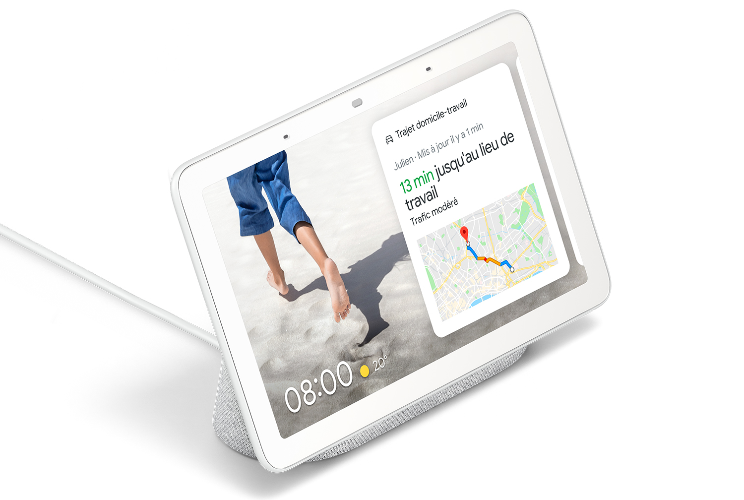 Image 1 : Google Nest Hub : l'assistant vocal doté d'un écran débarque bientôt en France