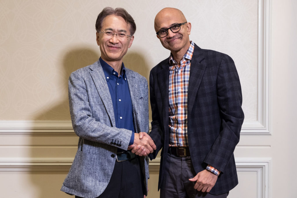 Image 1 : Sony et Microsoft signent un partenariat pour les services de cloud gaming