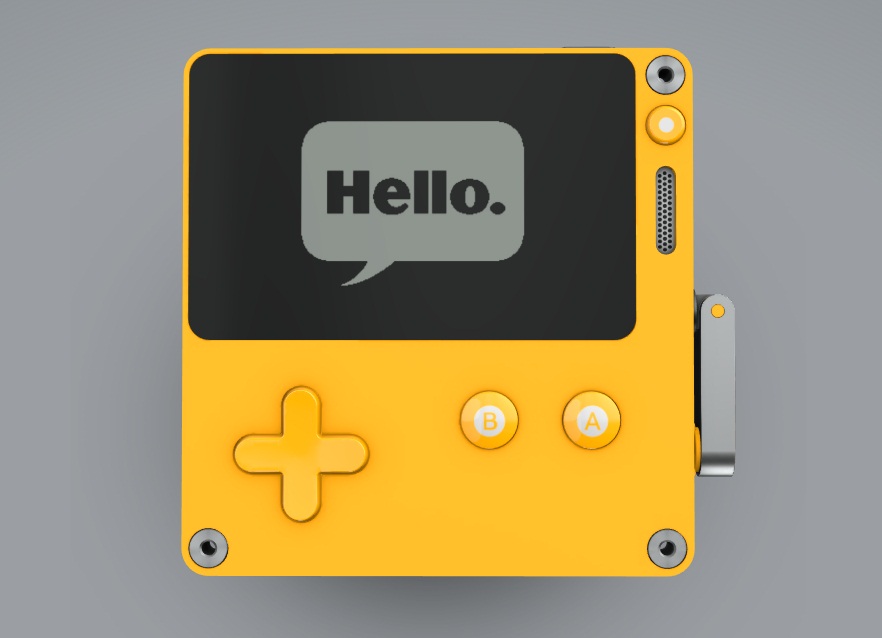 Image 1 : Playdate : mais c'est quoi, cette drôle de console jaune avec une manivelle ?
