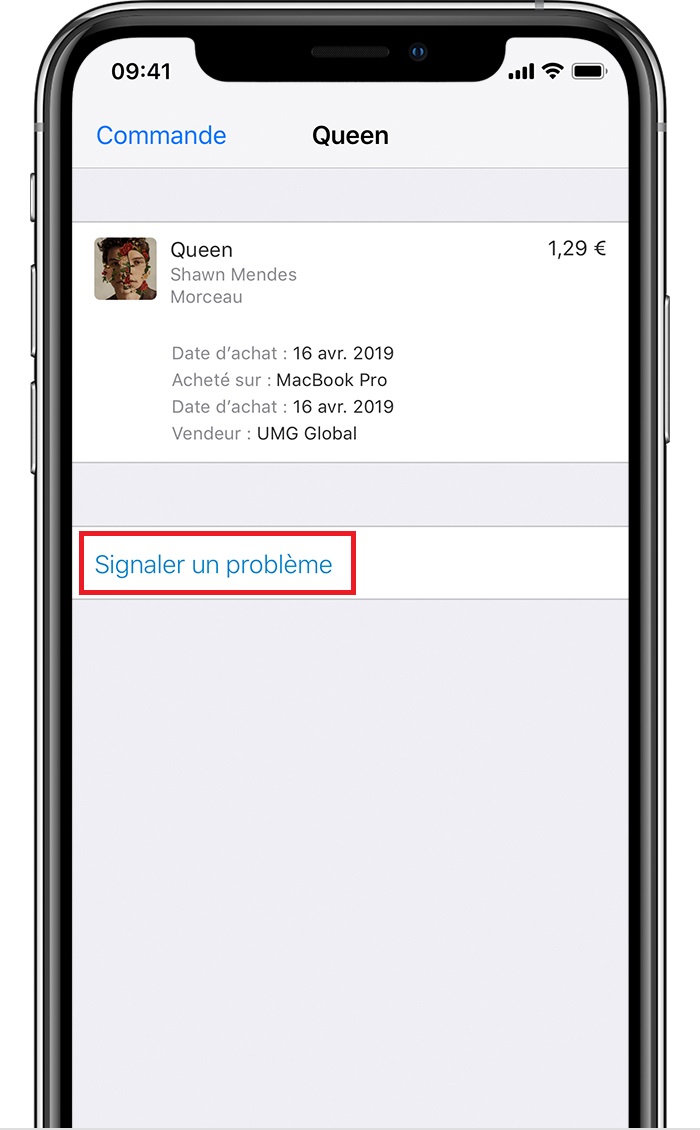 signaler probleme appstore