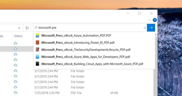 Image 1 : Windows 10 : l'Explorateur améliore ses recherches dans la build 18894