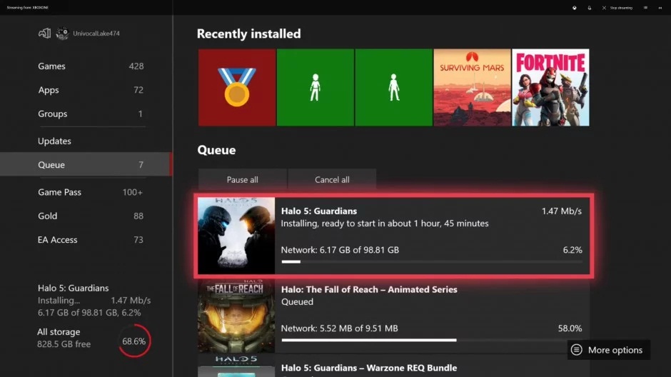 Image 1 : Xbox One : on va enfin connaître la vraie durée des téléchargements
