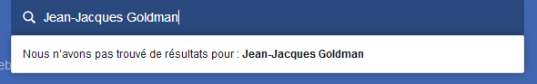 moteur de recherche blocage facebook