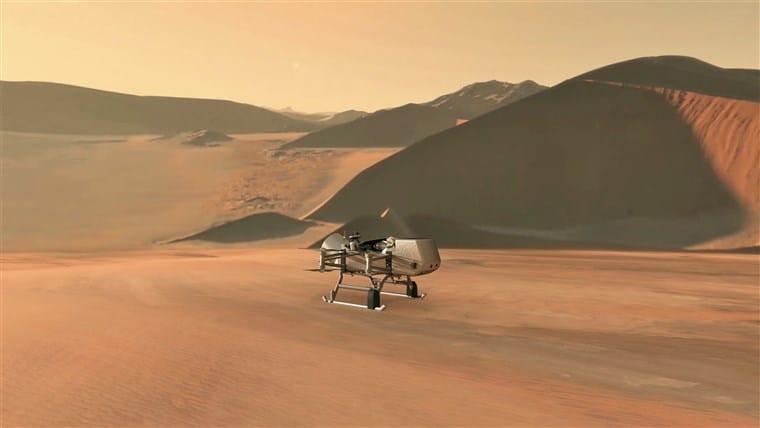 Image 1 : Si Titan a accueilli la vie, le drone de la Nasa va le savoir