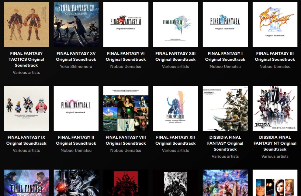 Image 1 : Final Fantasy : toutes les musiques sont sur Spotify et Apple Music
