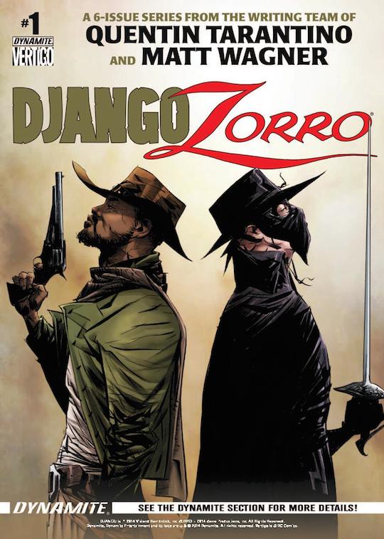 Image 1 : Tarantino prépare un crossover entre Django et Zorro