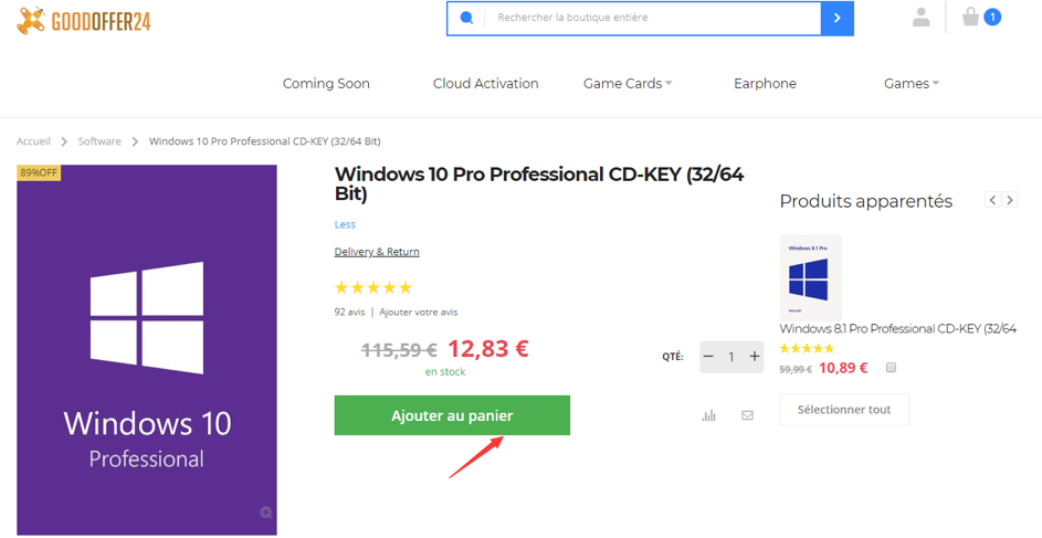 Image 2 : Windows 10 Pro pour moins de 11€, seulement sur GoodOffer24 !