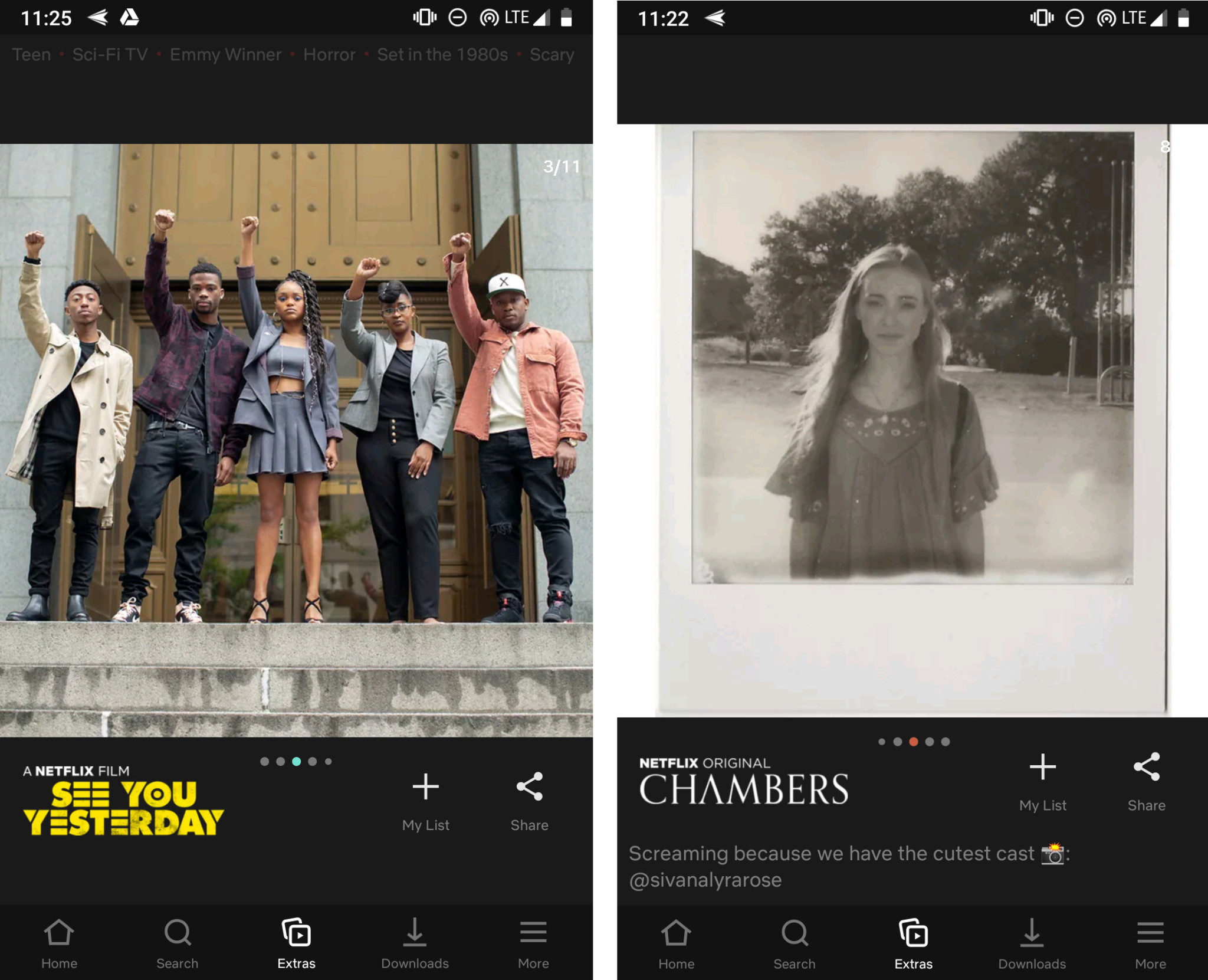 Image 1 : Netflix teste des « Stories » pour son application mobile