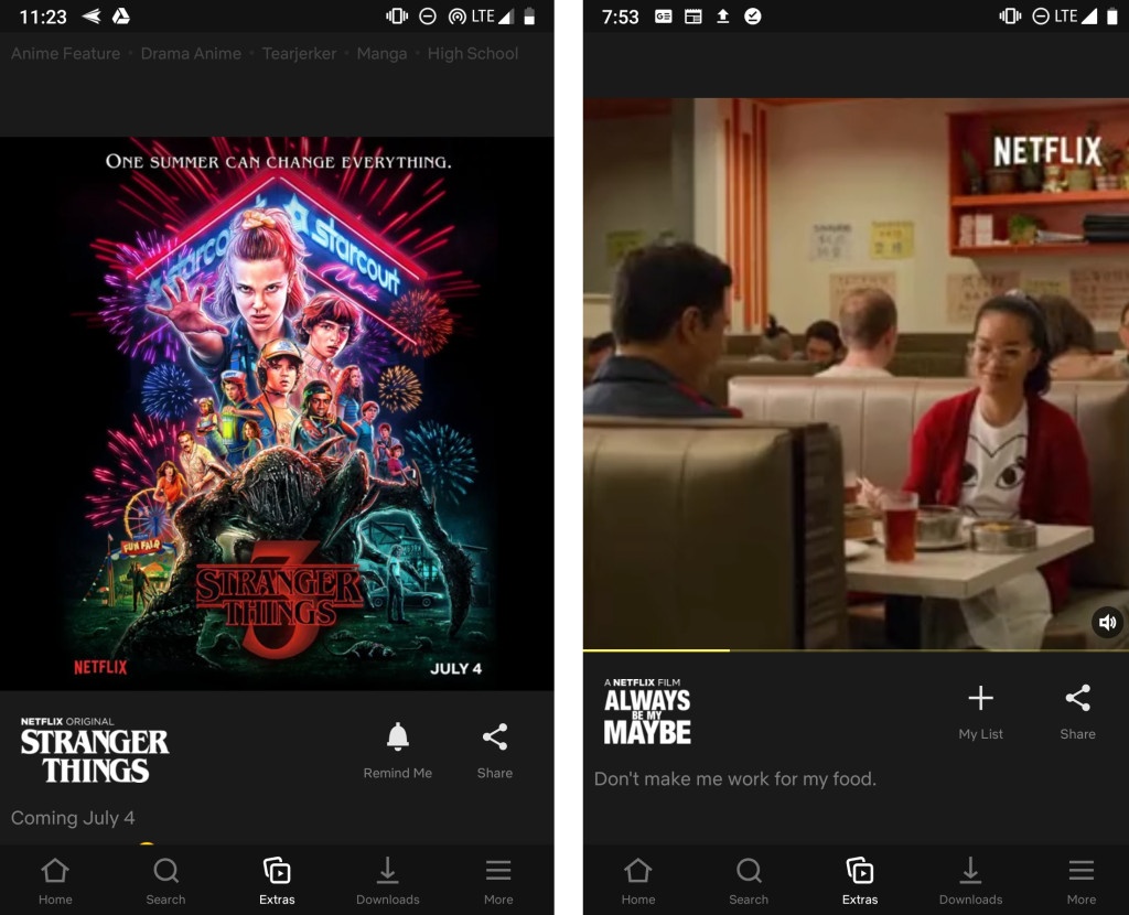 Image 2 : Netflix teste des « Stories » pour son application mobile