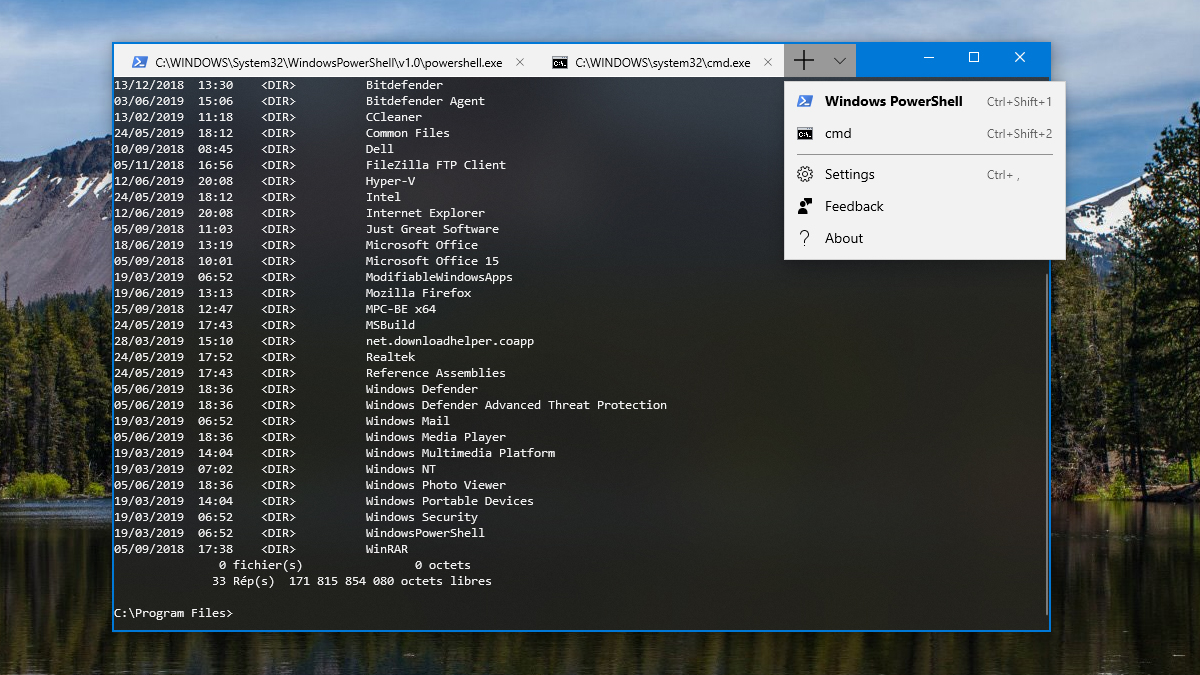Image 1 : Windows 10 : le nouveau Terminal débarque et on peut déjà le tester
