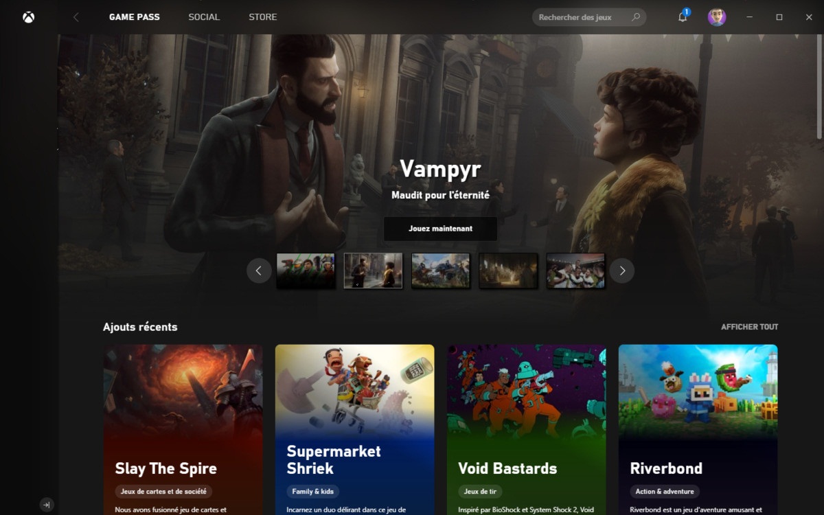 Image 1 : Xbox Game Pass sur PC : le premier mois ne coûte que 1 € pour 100 jeux