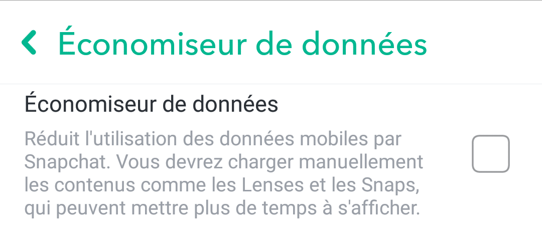Image 4 : Snapchat : comment consommer moins de batterie sur votre smartphone ?