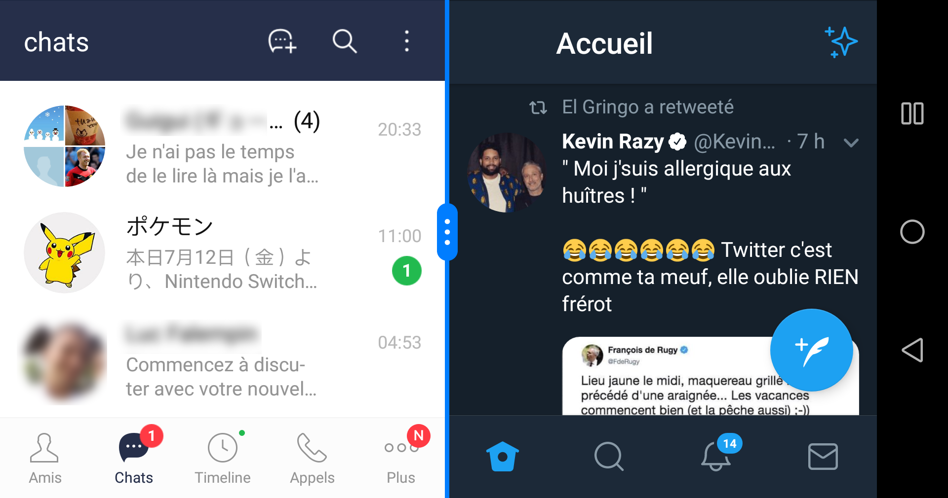 double application smartphone