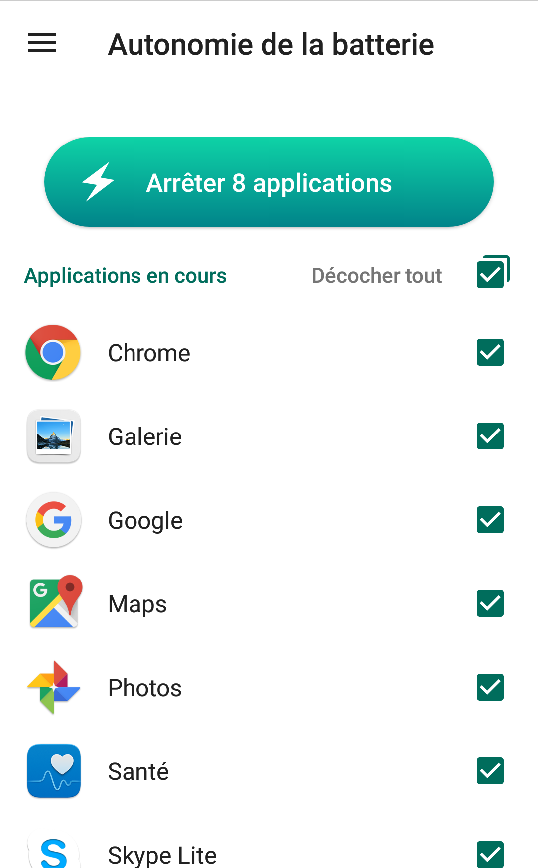 liste applications autonomie