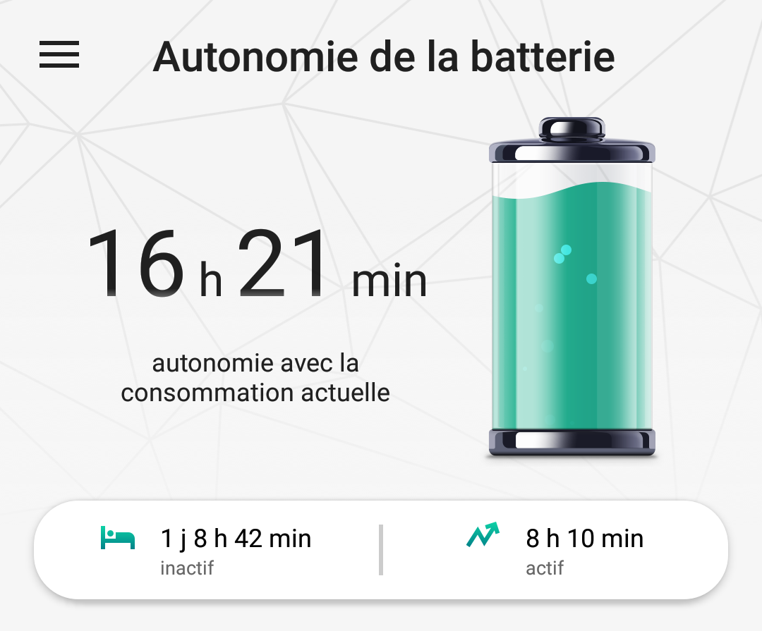 temps autonomie batterie