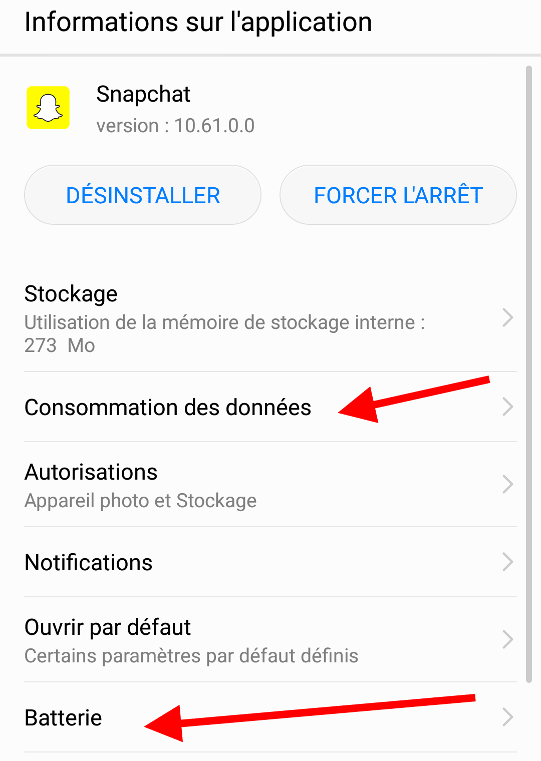 Image 6 : Snapchat : comment consommer moins de batterie sur votre smartphone ?