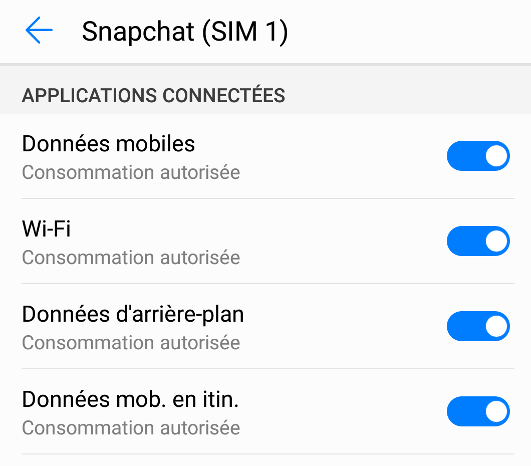 Image 7 : Snapchat : comment consommer moins de batterie sur votre smartphone ?