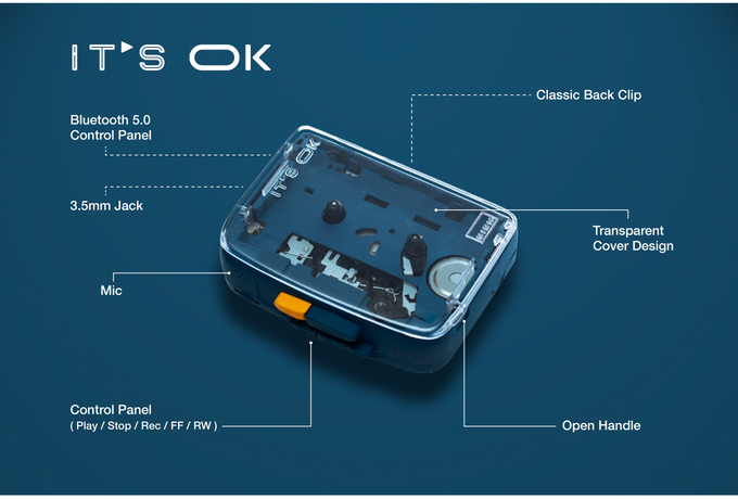 Image 2 : « It’s OK » : NIMM Lab crée le premier Walkman Bluetooth