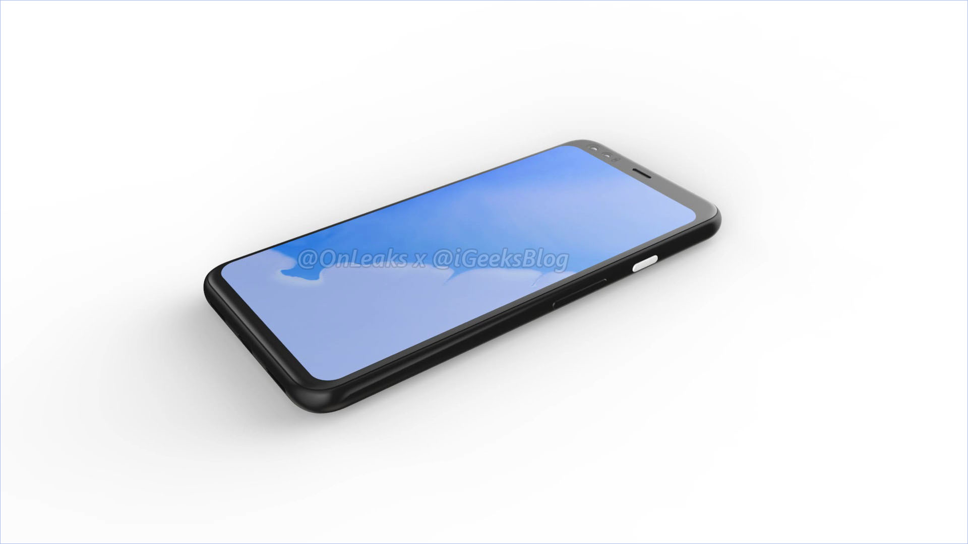 Image 1 : Google Pixel 4 : de nouveaux rendus dévoilent un smartphone sans encoche