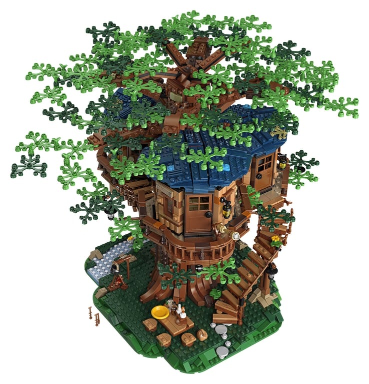 Image 1 : Lego devient écolo avec sa nouvelle construction à base de plantes