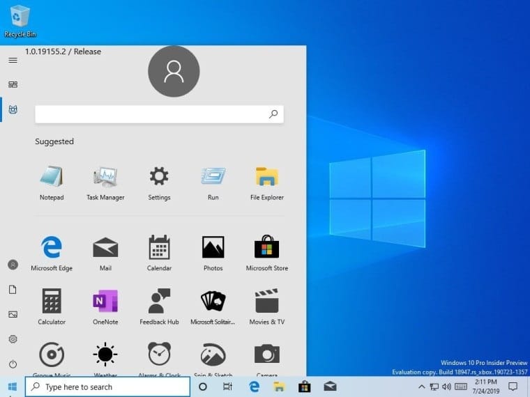 Image 1 : On sait à quoi va ressembler le nouveau menu Démarrer de Windows 10