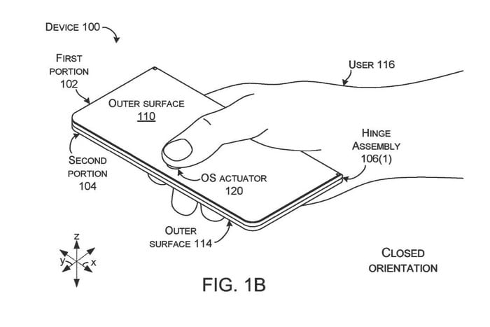 Image 1 : Le Surface pliable de Microsoft pourrait proposer une nouvelle ergonomie
