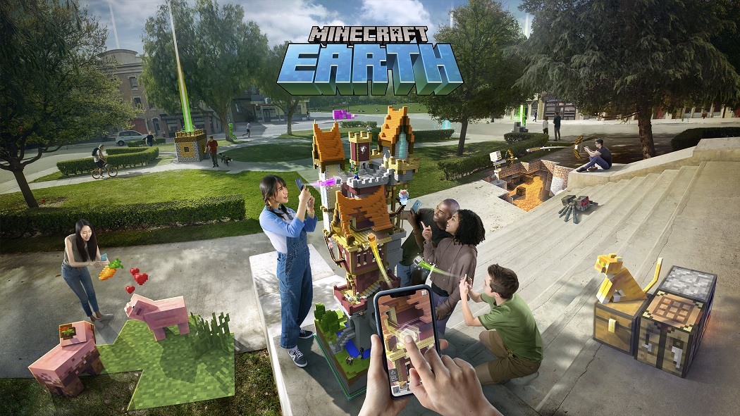 Minecraft Earth Splashart