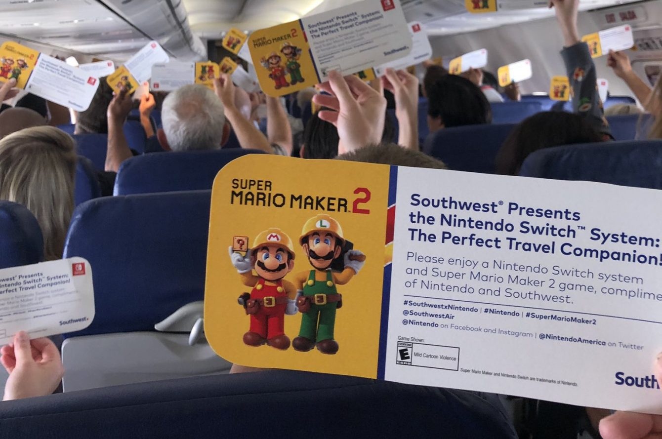 Image 1 : Une compagnie aérienne a offert une Nintendo Switch à tous ses passagers