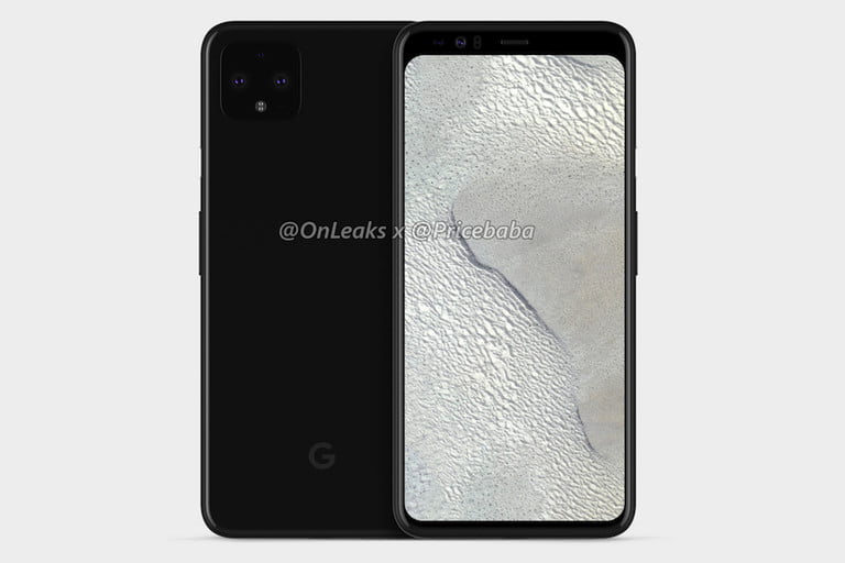 Image 1 : Le Google Pixel 4XL se dévoile dans de nouveaux rendus