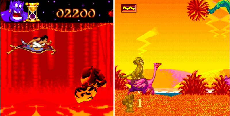 Image 1 : Bientôt des versions HD remasterisées des jeux  Aladdin et Le Roi Lion