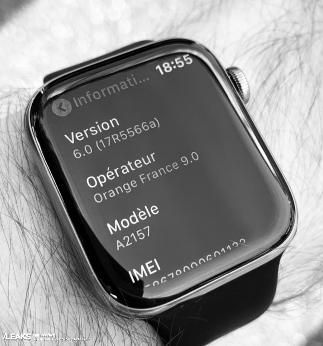 Image 1 : Apple Watch 5 : on l'a aperçue !
