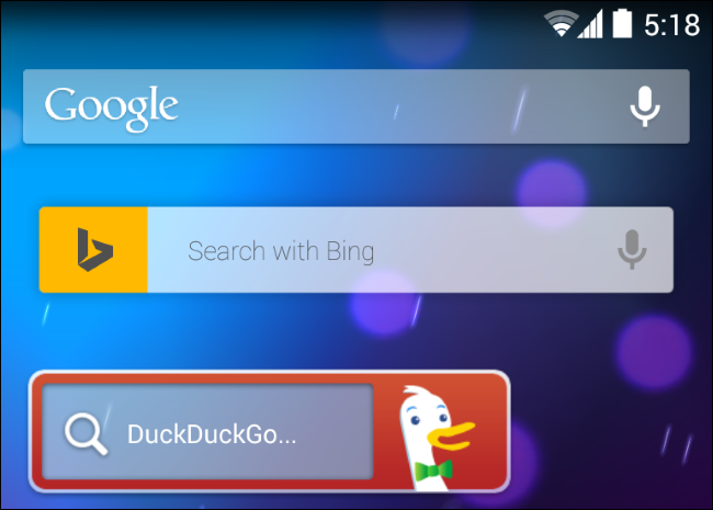 Image 1 : Les moteurs de recherche devront payer Google pour figurer sur Android