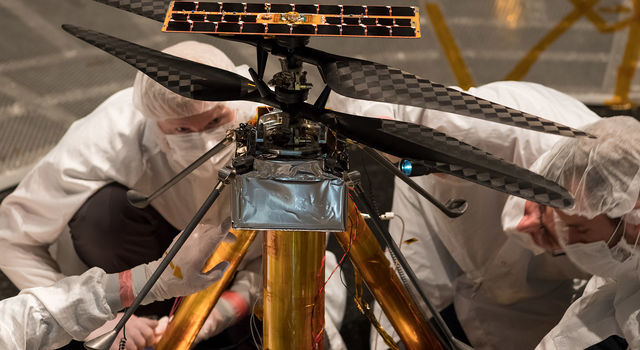 Image 1 : Espace : la NASA va faire voler un hélicoptère sur Mars