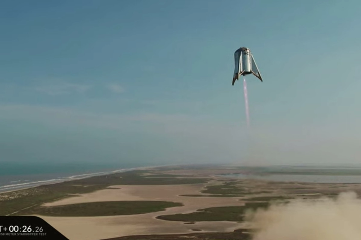 Image 1 : SpaceX : test en vol réussi pour la fusée Starhopper