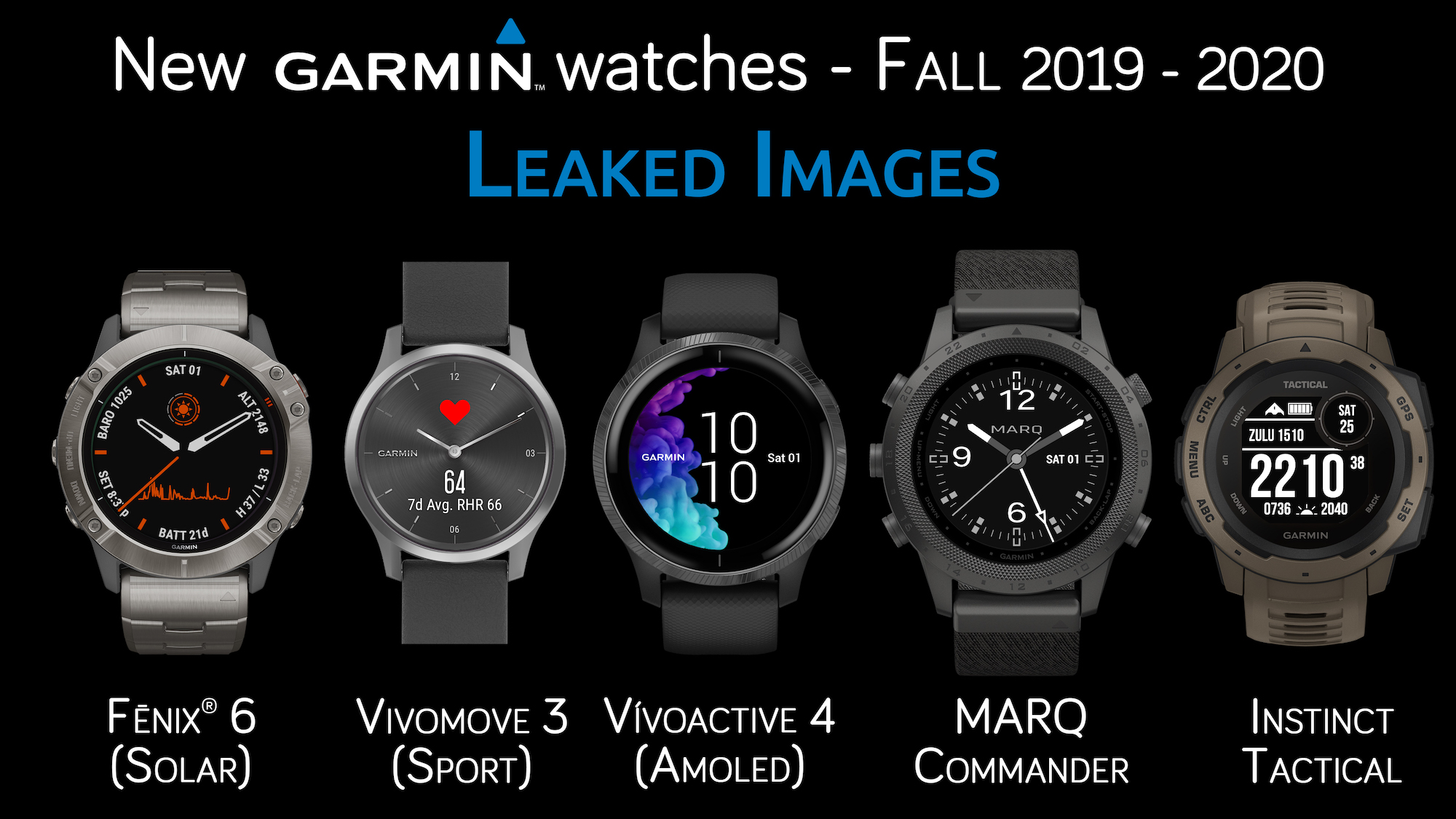 Image 4 : Une nouvelle fuite concernant les montres Garmin !