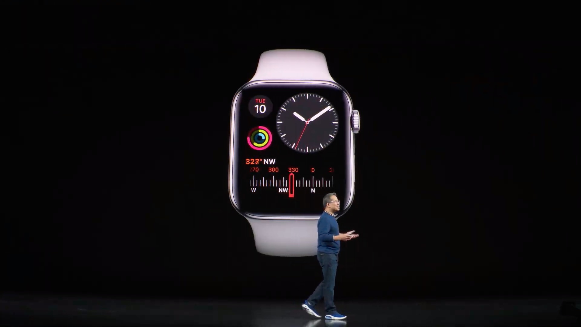 Image 3 : Apple Watch Séries 5 : 18 heures d'autonomie et un écran toujours allumé !