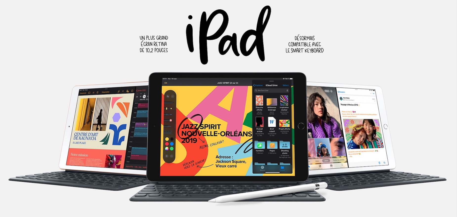 Image 1 : iPad 7 : Apple lance un nouvel iPad d'entrée de gamme, pas cher, mais pas dingue