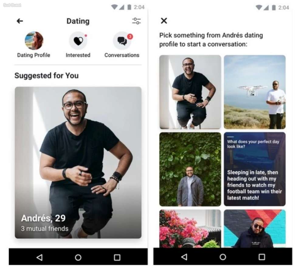 Image 2 : Facebook lance officiellement Dating, sa plateforme de rencontre gratuite