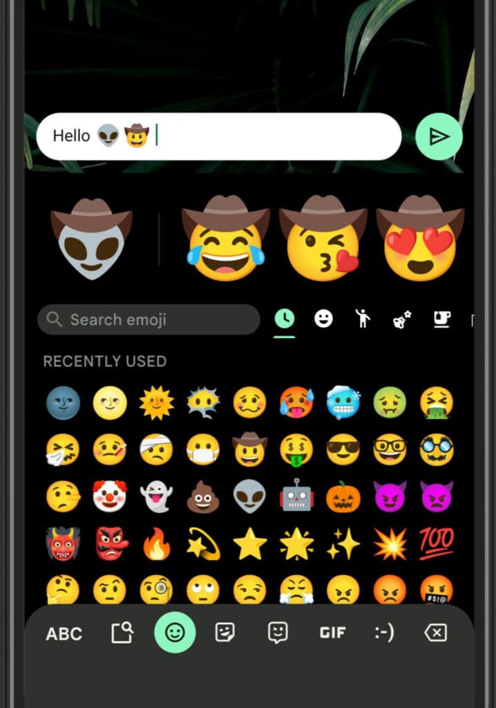 emoji kitchen sur mobile
