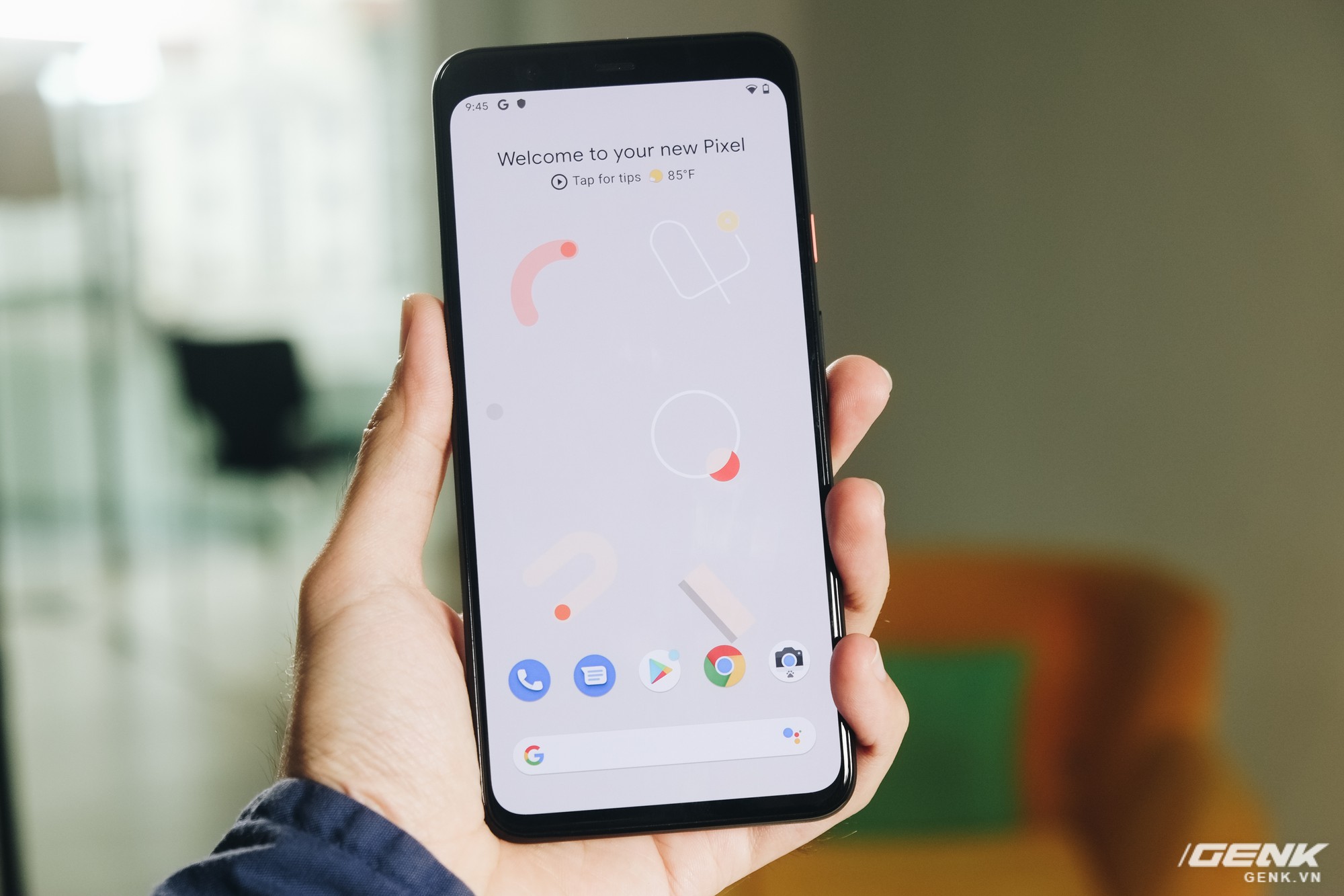 genk prise en main pixel 4 xl google leak 5