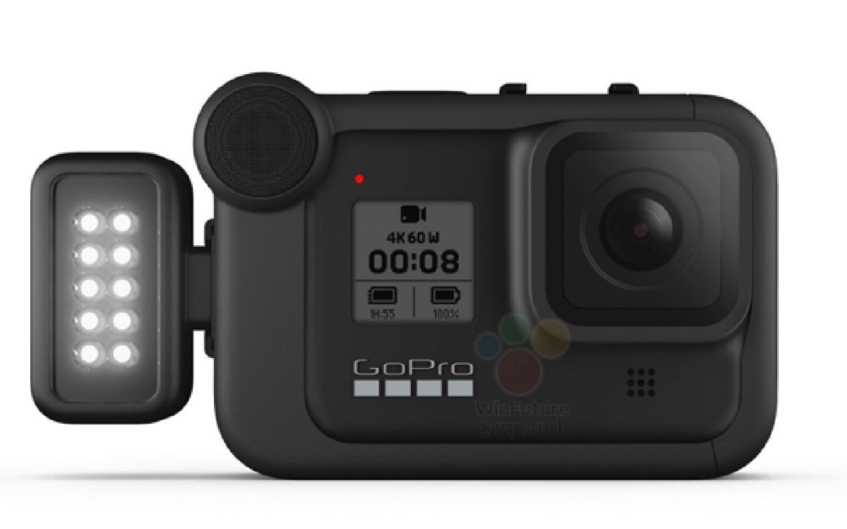 Image 1 : Il sera possible d'ajouter des accessoires à la GoPro Hero 8