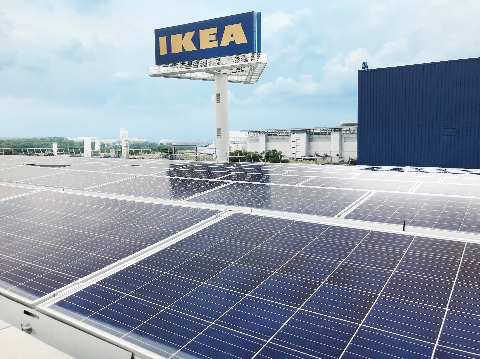 Image 1 : Ikea produira plus d'énergie qu'il n'en consommera en 2020