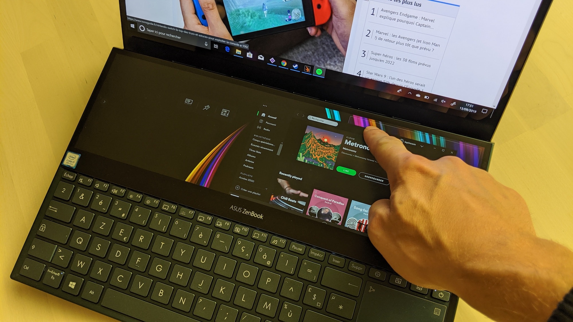 Test Asus ZenBook Pro Duo : un PC portable à double écran