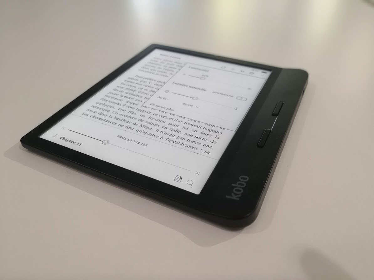 Image 4 : [Test] Rakuten Kobo Libra H2O : la liseuse qui ressemblait (un peu) à la Kindle Oasis