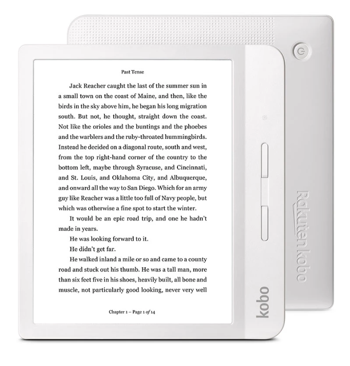 Image 1 : Rakuten Kobo Libra H2O : une nouvelle liseuse concurrente de la Kindle Oasis ?